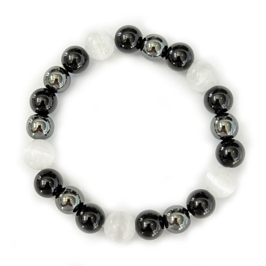 Hematite , ónix y selenita