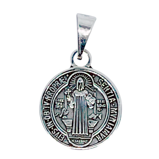 Medalla de San Benito en Plata