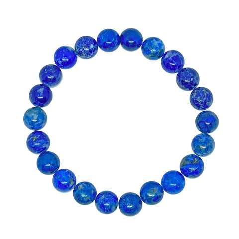 Para paz y calma Pulsera de Piedra Lapislázuli chica (Bola Chica)